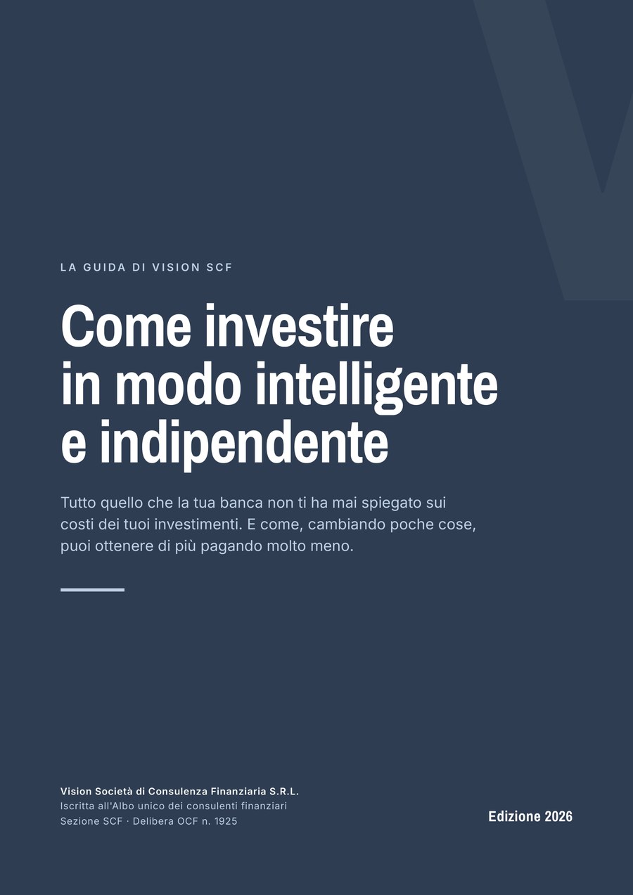 Copertina della guida Vision SCF: Come investire in modo intelligente e indipendente