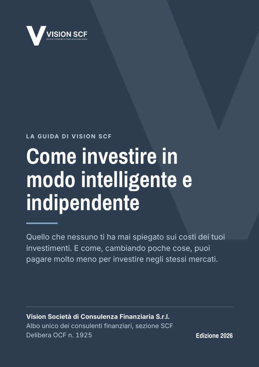 Copertina della guida Vision SCF: Come investire in modo intelligente e indipendente